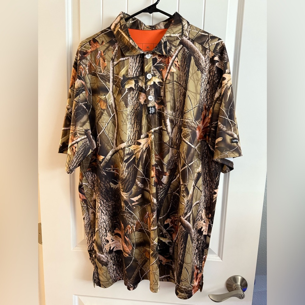 Hazards & Bogeys Performance Golf Polo - Camo - XL